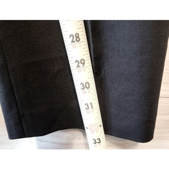 Ellen Tracy Womens Tropical Wool Pants Flat Front Size 8 Pockets Careerwear - Picture 7 of 10